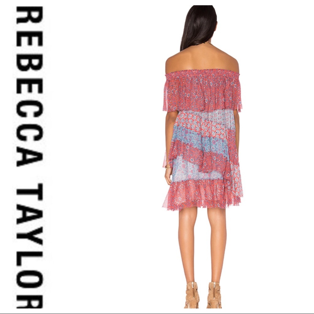 πSALEπ Rebecca Taylor Amanda Pink Silk Dress - Picture 6 of 12